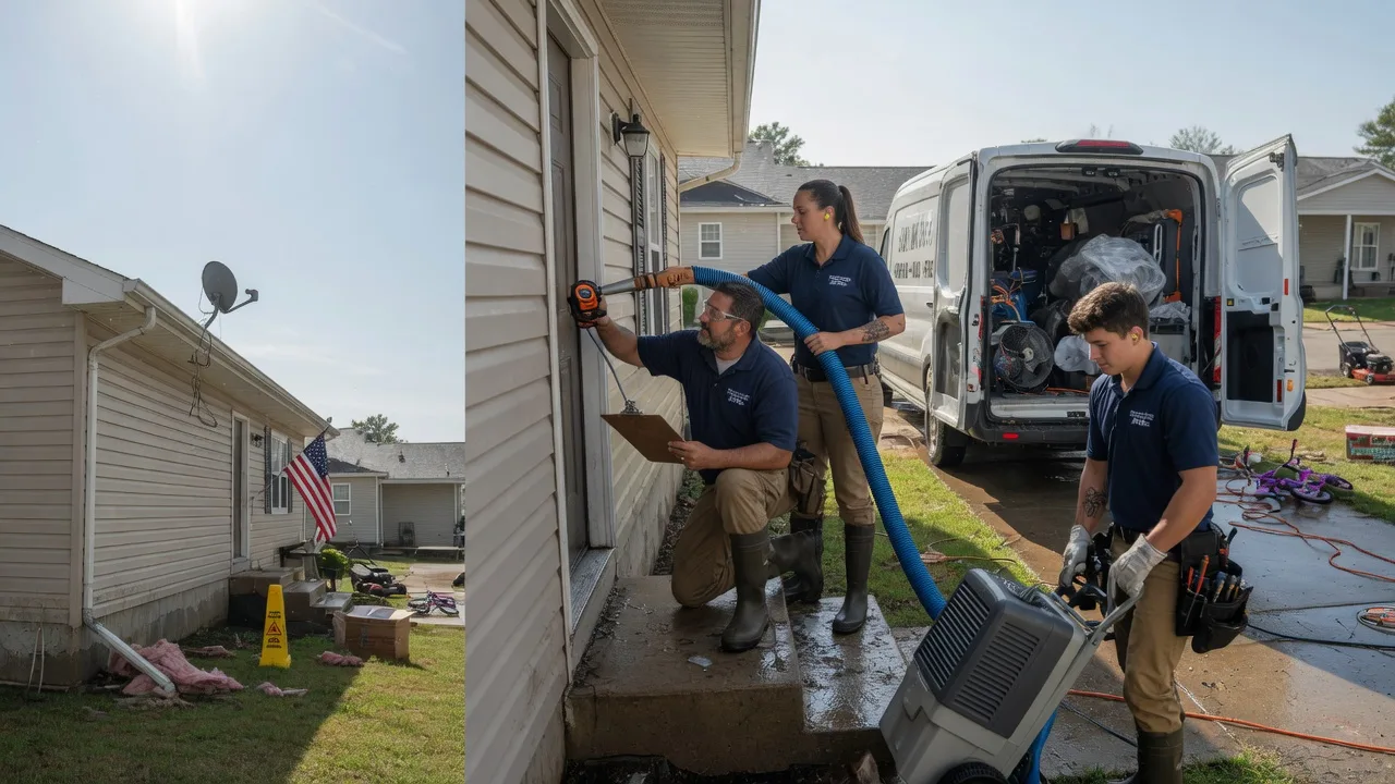 Ceiling Water Damage Restoration in Page, ND near me